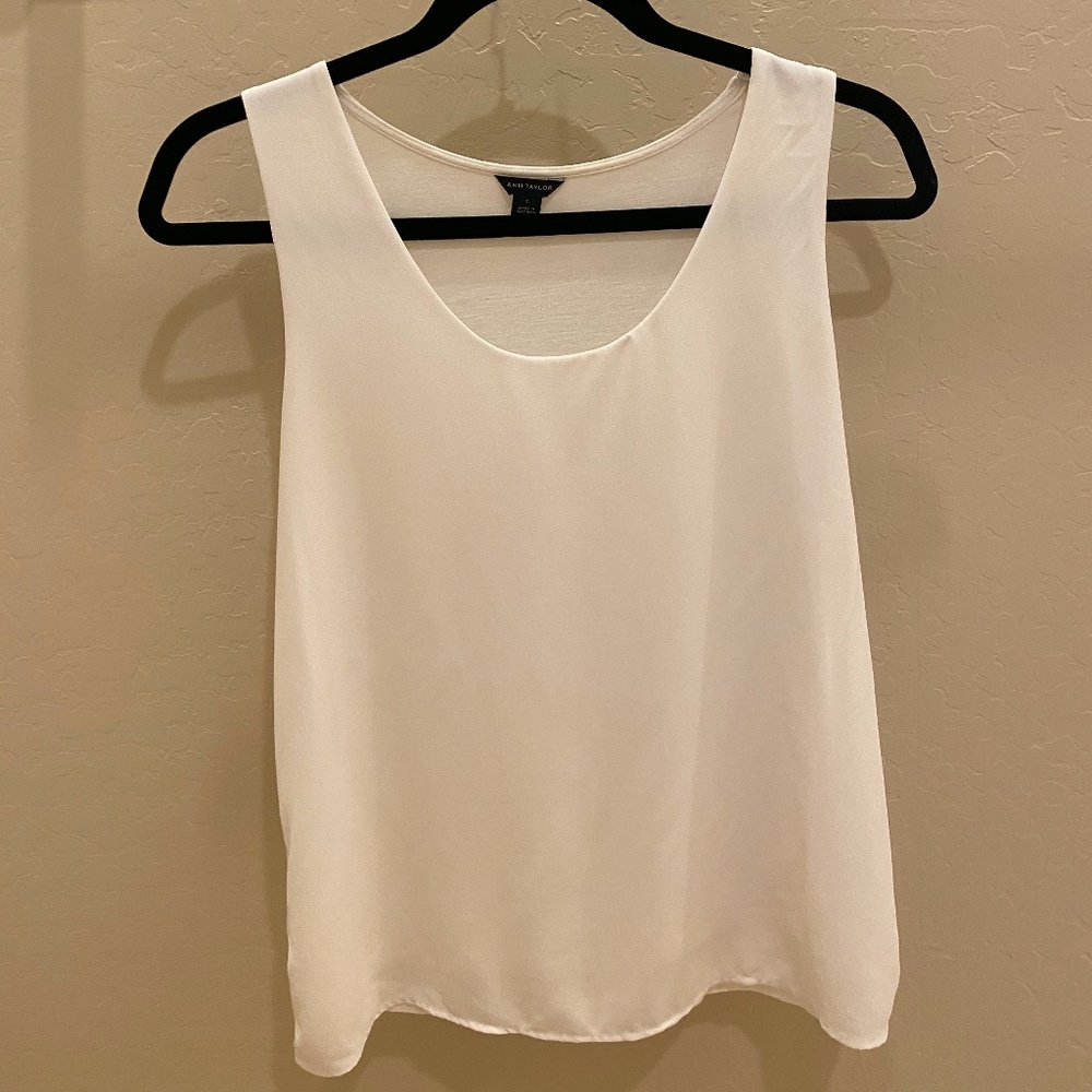 Ann Taylor Mixed Jersey Tank